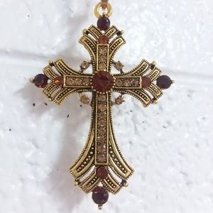 Large Vintage Cross Pendant
